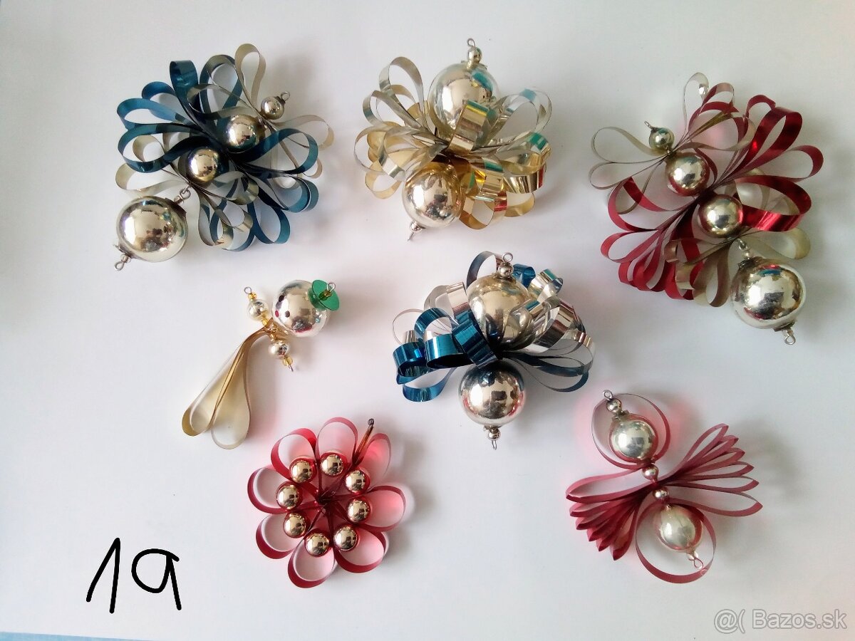 Staré, vánoční ozdoby - vianočné ozdoby - 10