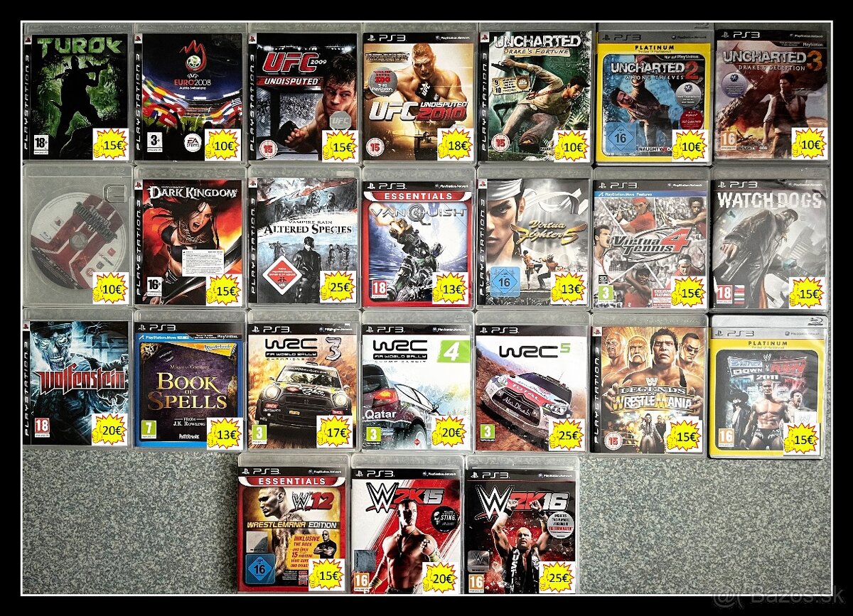 Predam PS3 hry - Crash, GTA, LEGO, FIFA, F1, BUZZ - 10