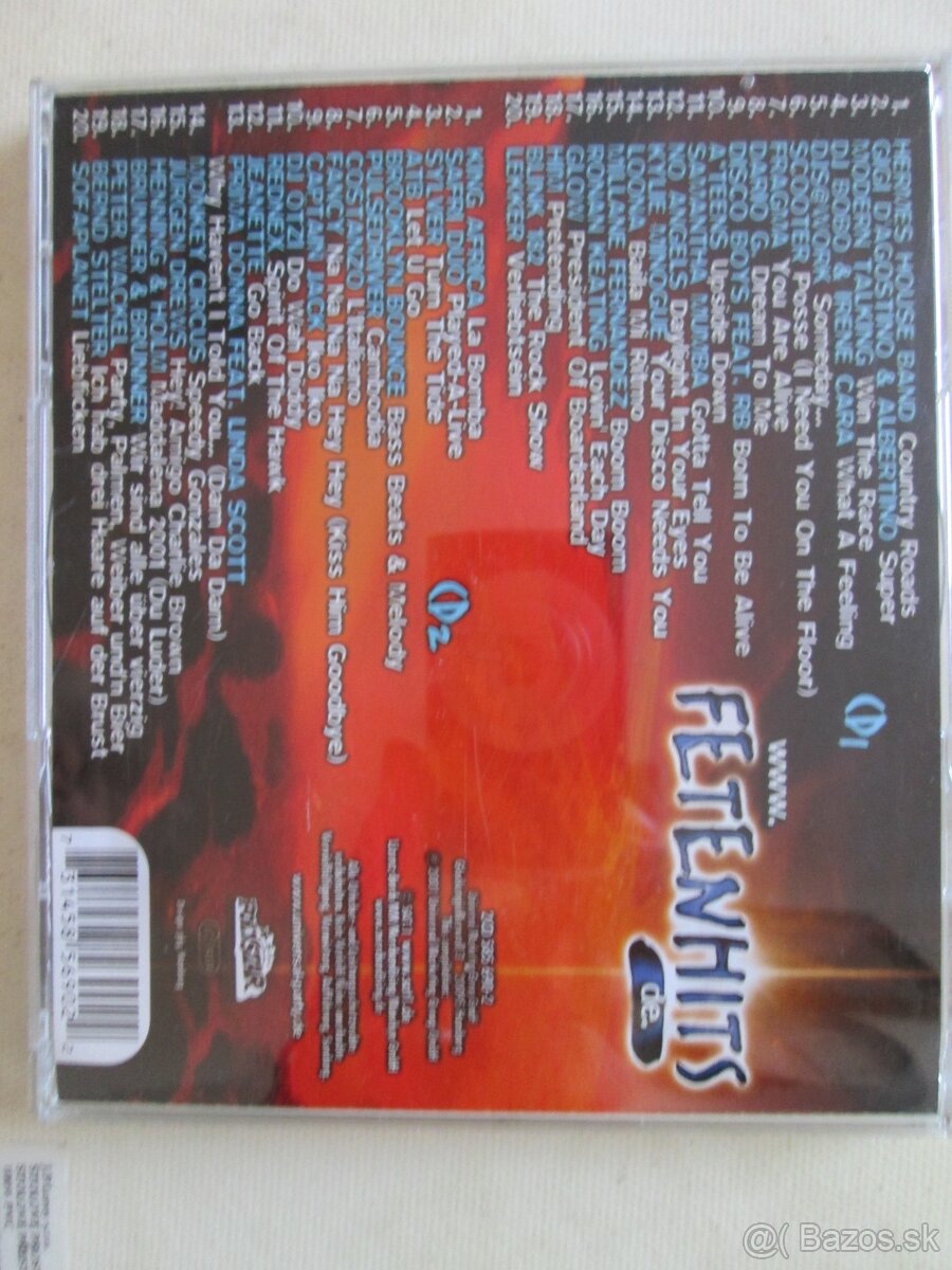 dance max 14,just the best 5,fetenhits 2001,trip to mars - 10