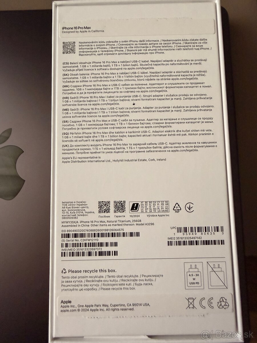 iPhone 16 pro max 256 GB | natural titanium - 10