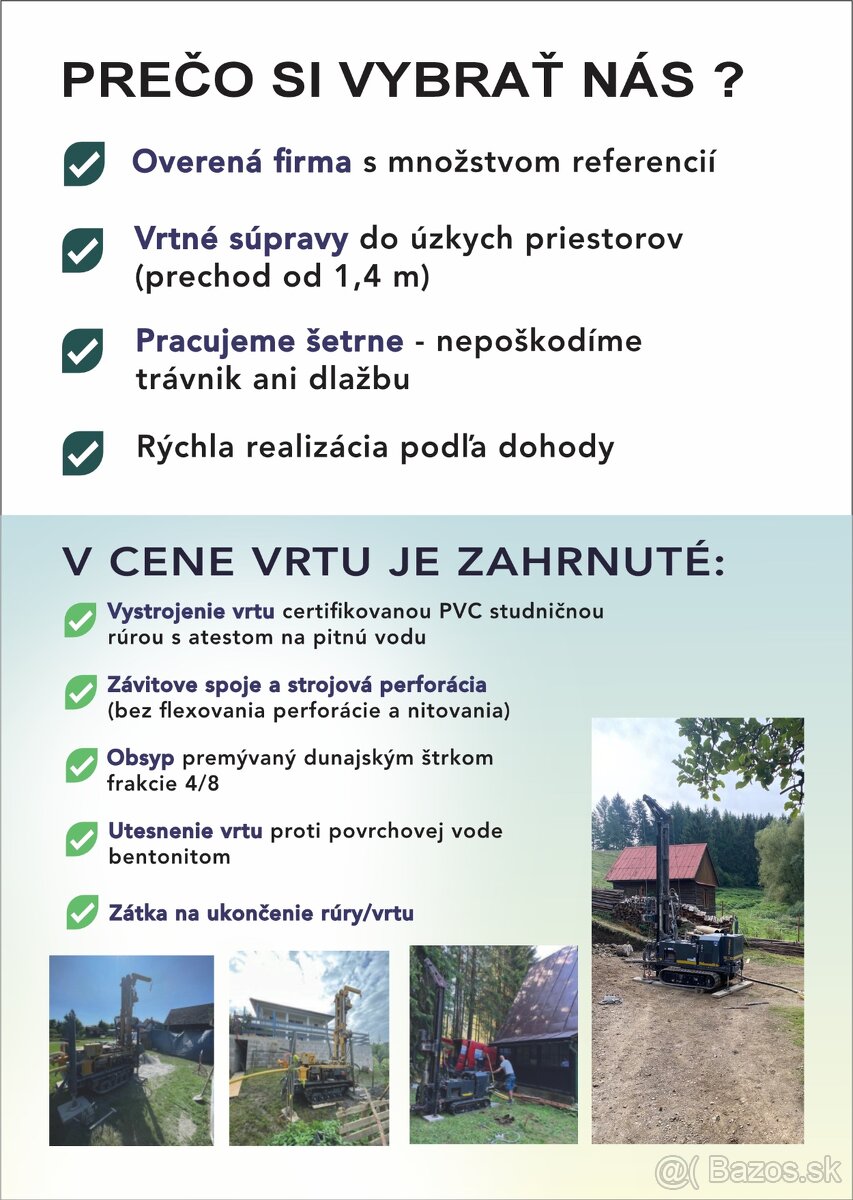 Vŕtanie studní Ružomberok a okolie - 10