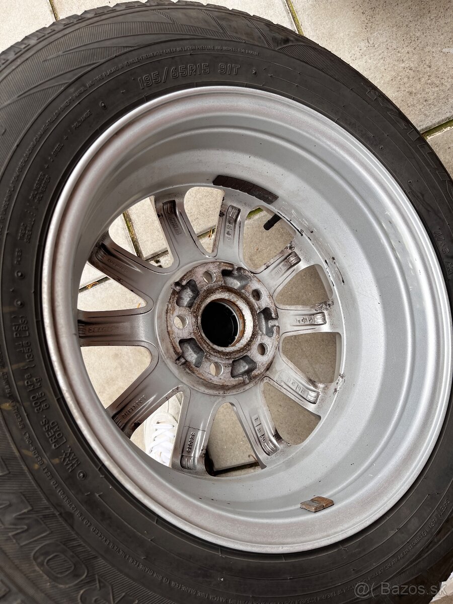 Originál VW 5x112 pneu Falken zimné 195/65 r15 - 10