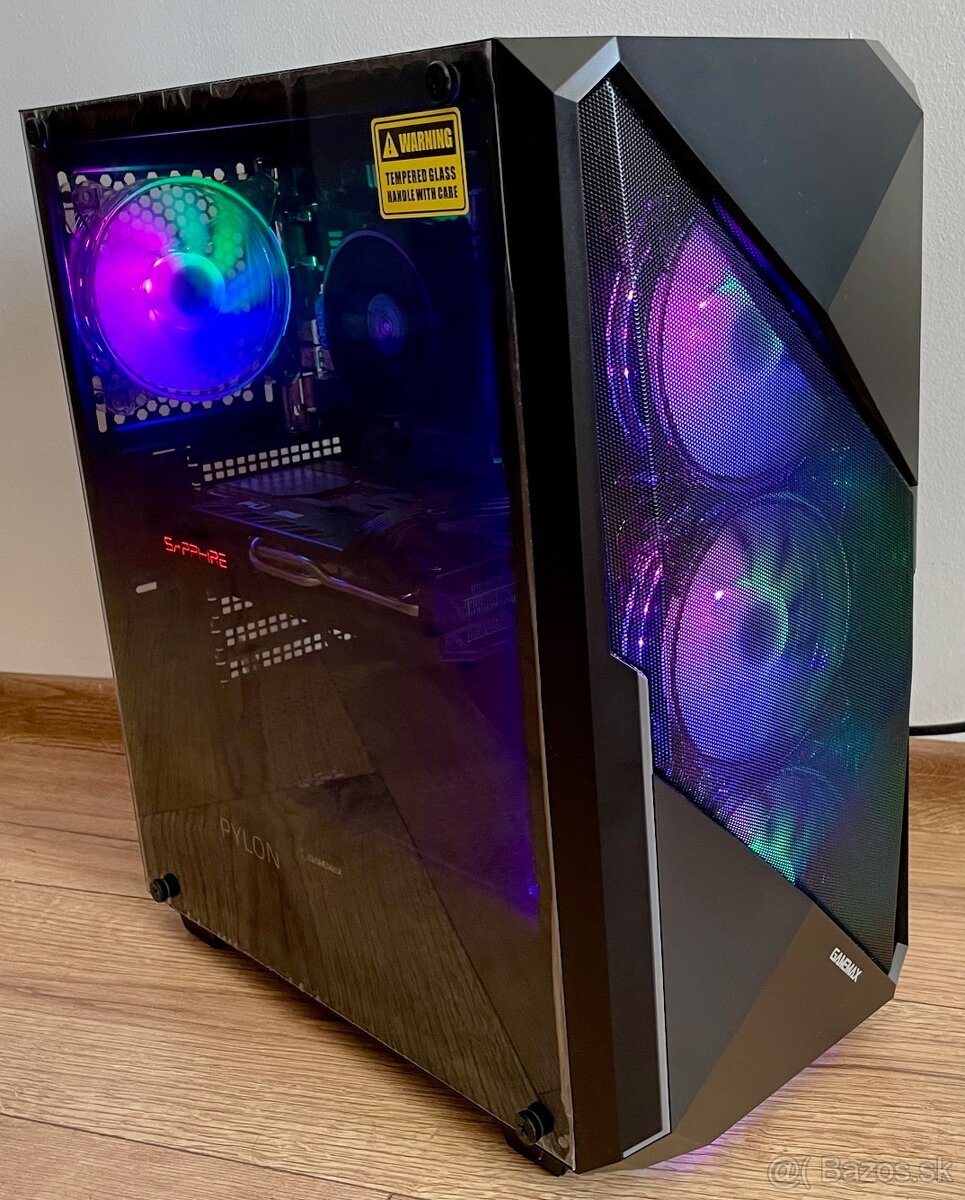 Herný PC - R5 5500,RX 5700XT 8GB,16GB RAM,1TB NVMe,650W - 10