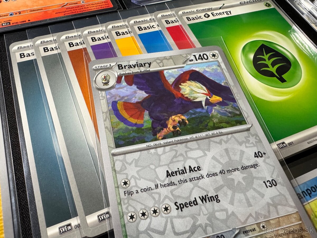 Pokemón MEGA balík (K): 100ks kariet v obaloch s EX + darček - 10