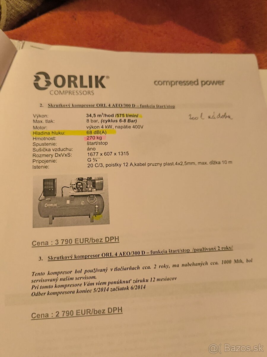 Kompresor orlik - 10