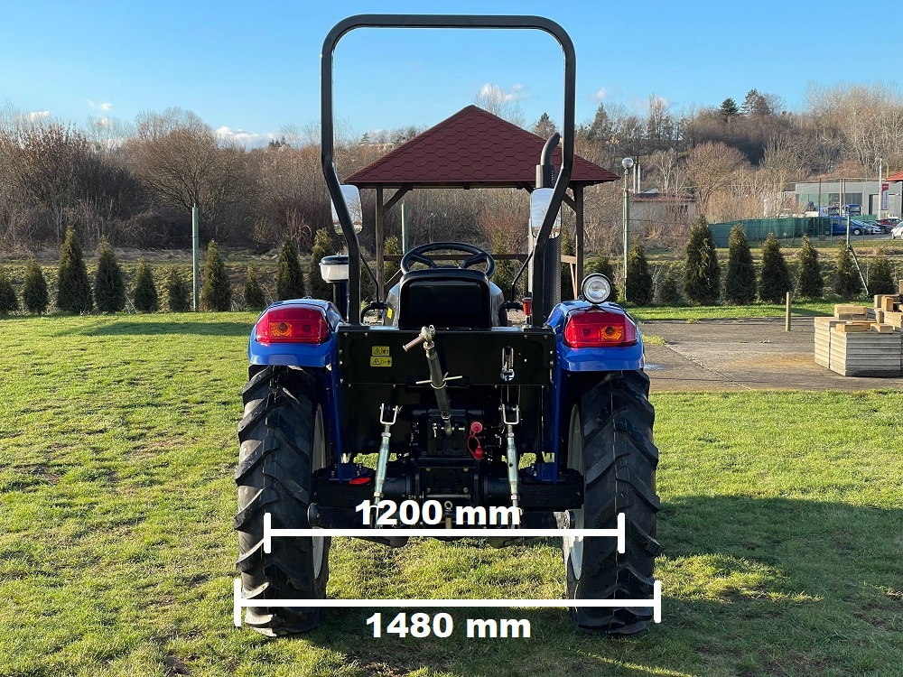 Traktor 504 (50 koní) s pneu 7.50-16/11.2-24 - 10