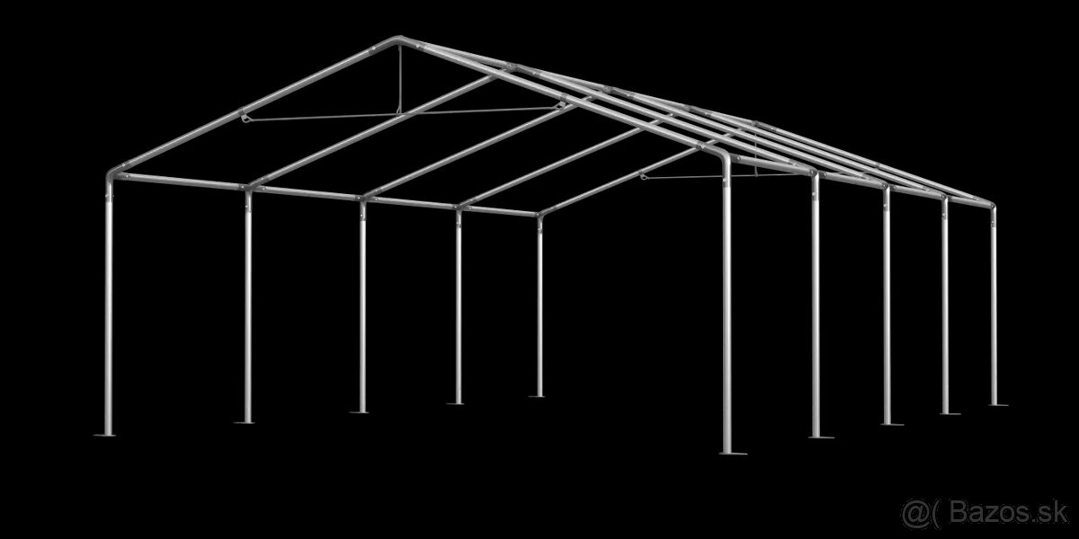 Pevný záhradný stan 5x8m - 10