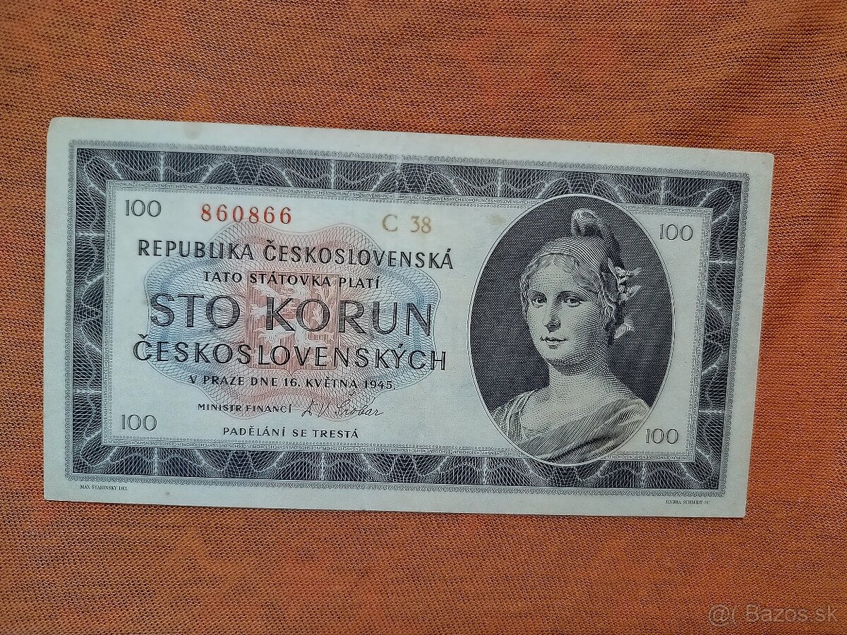 Bankovky ČSR - 30 - 10