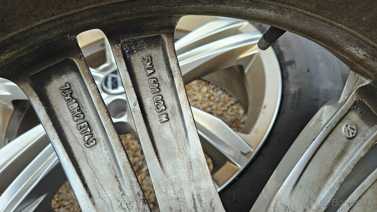 ❗️PREDAM SADU KOLIES 5×112 R18 PNEU 235/55 R18 VW,TIGUAN❗️ - 10