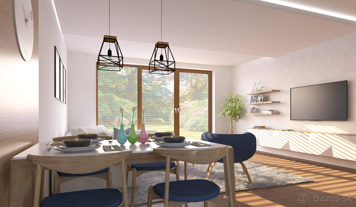 4 izbový BUNGALOV- Moravany nad Váhom DOLINKY s pozemkom 669 - 10