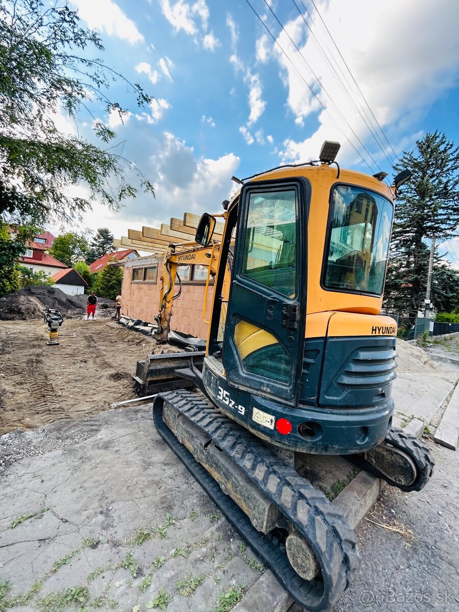 Predám Hyundai robex 35z-9,1020mt,plna výbava,verachtertCW05 - 10