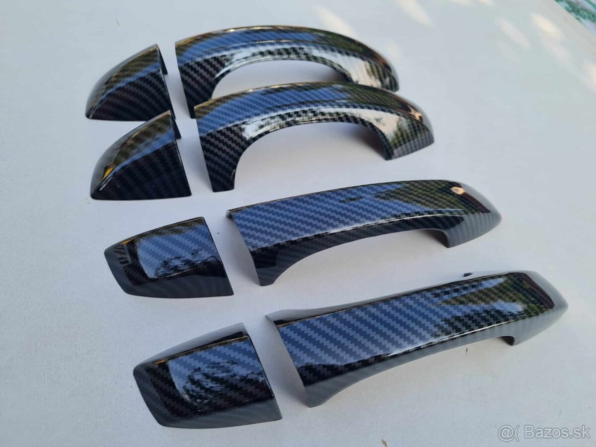 KARBONOVÉ klučky krytky klučiek pre ŠKODA VOLKSWAGEN - 10