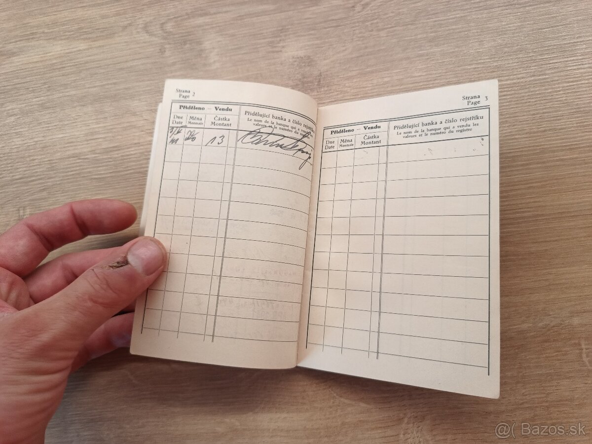 Cestovný pas, Slovenský štát 1940 Krupina - 10