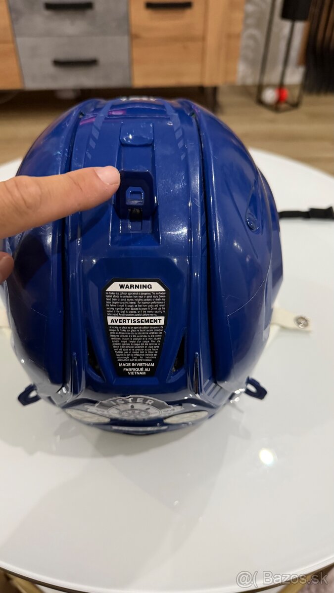 ✅ HOKEJOVÁ PROFI PRILBA - BAUER HYPERLITE = M - L = BLUE ✅ - 10