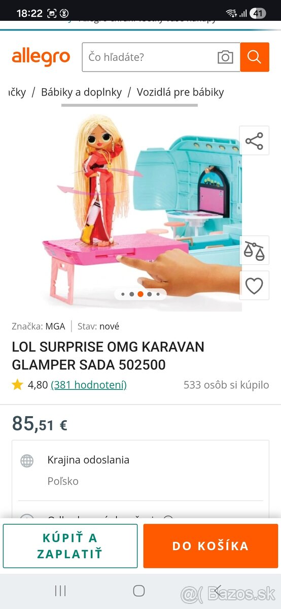 LOL Bábika Camping Karavan Auto - 10