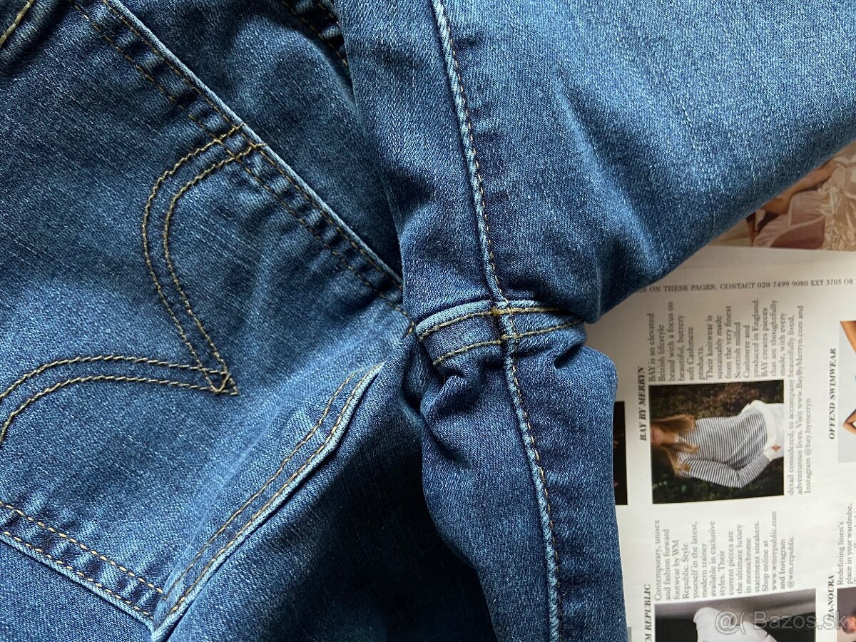 Levi’s Mile High Super Skinny W25 L30 džínsy XS Levis Levi - 10