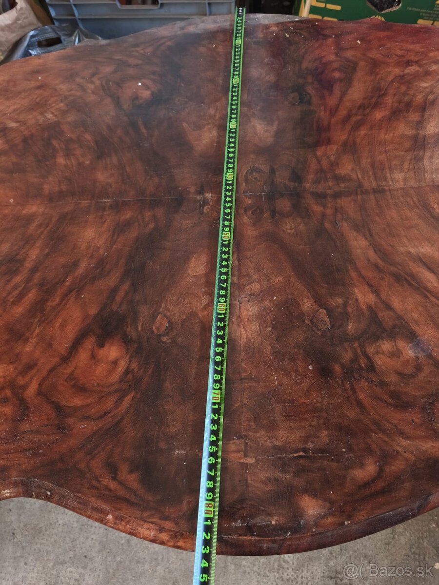 Krásny starožitný drevený stôl - A - 10