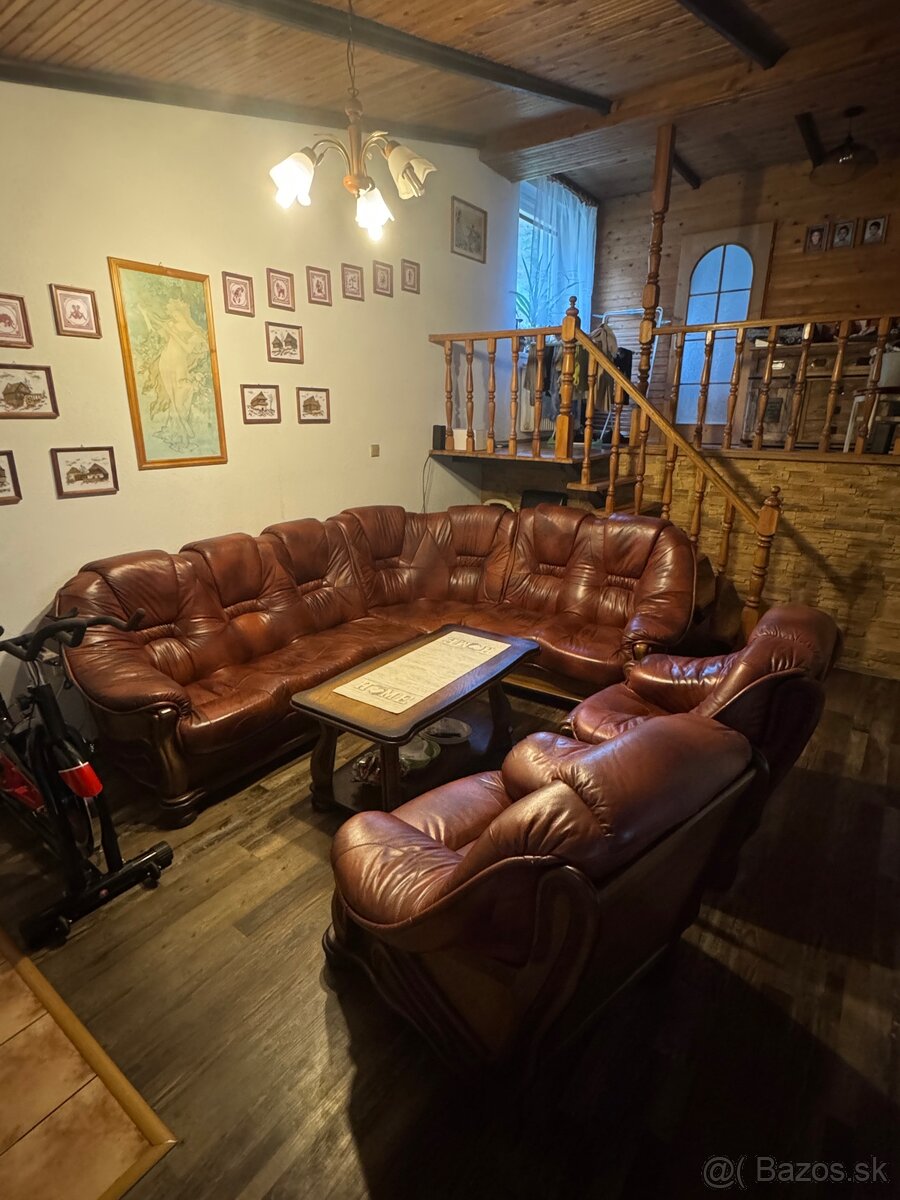 Kozena rohova + rozkladaci sedaci souprava - 10