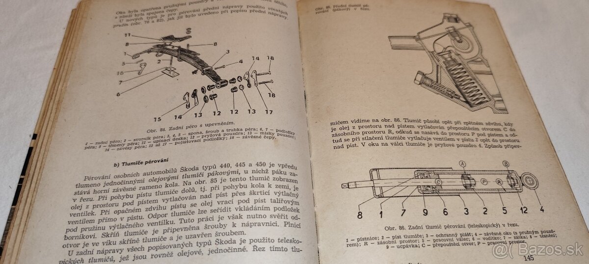 Škoda veterán. typy 440 Octavia Felicia popis údržba opravy - 10