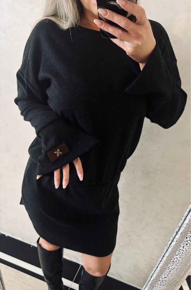 Damske pohodlne šatičky Ema black - 10