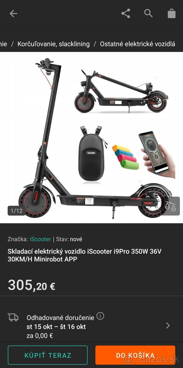 Elektro koloběžka iScooter i9 Pro - 10