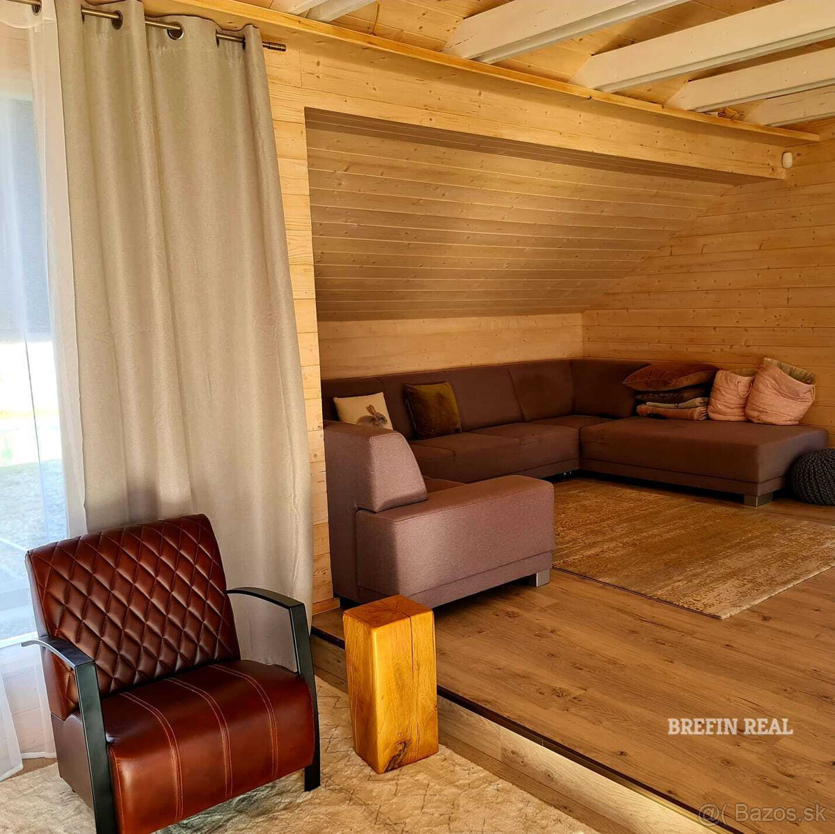 Štýlový 120 m2 ENERGETICKY úsporný DREVODOM s bazénom, POZEM - 10