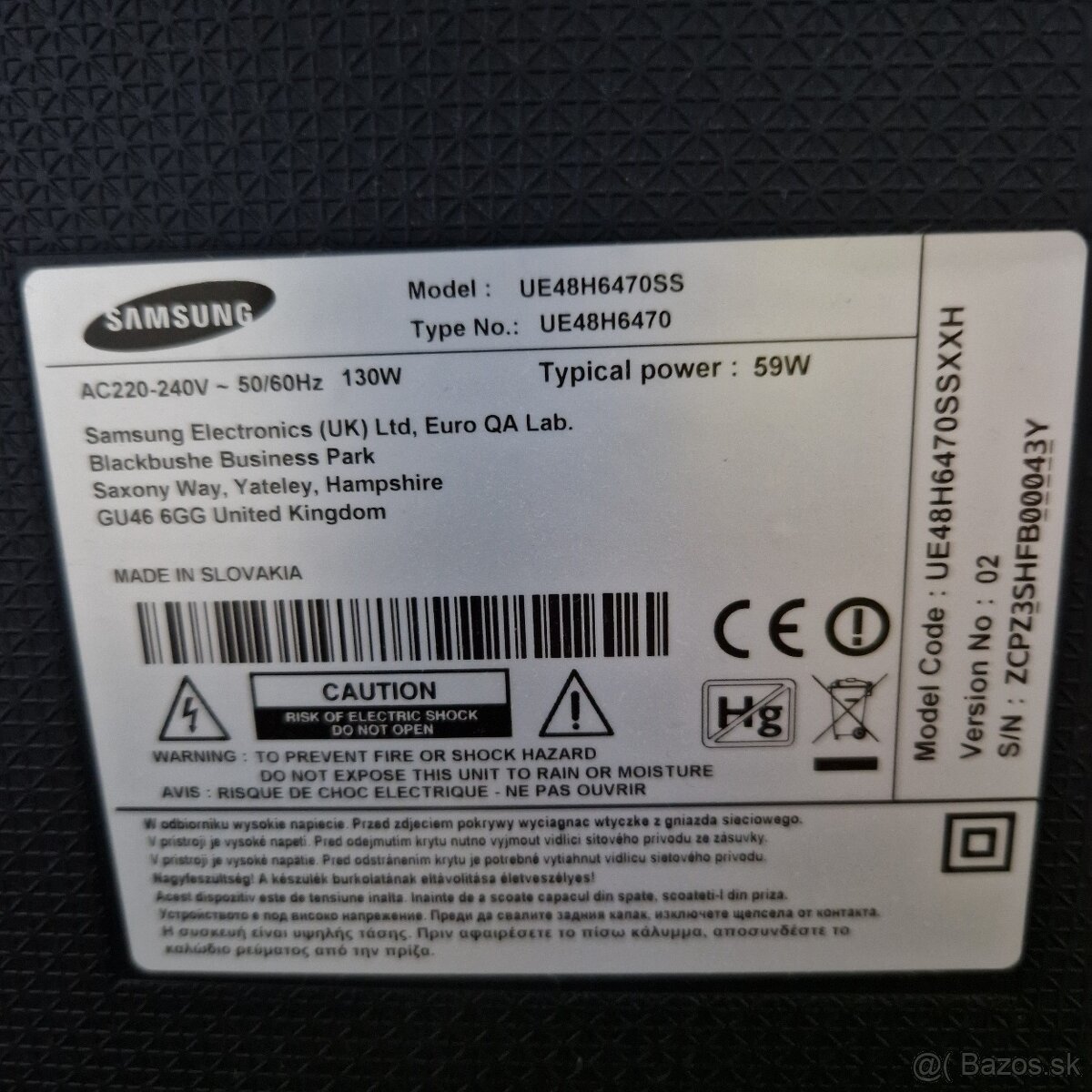 Samsung UE48H6470SS 3D TV - 10