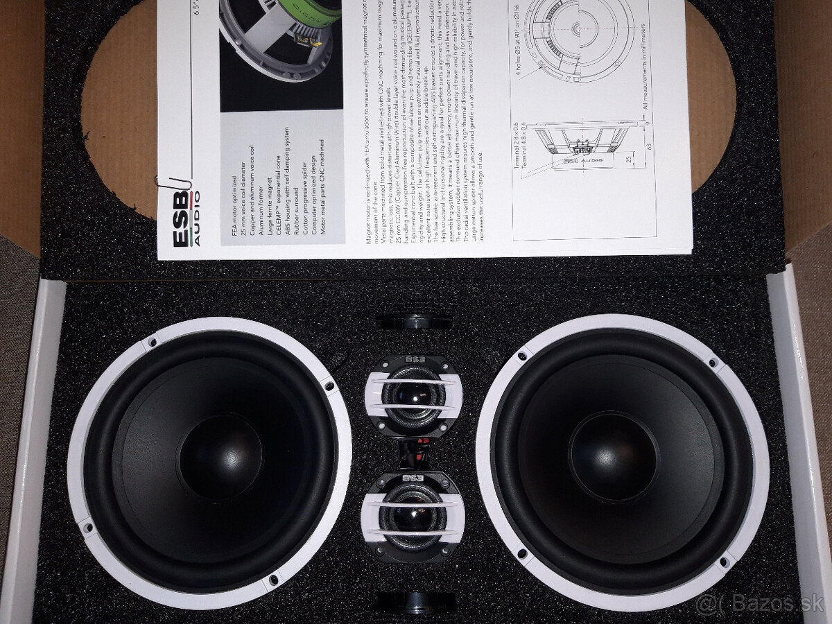 ESB DUEMILA ANNIVERSARY 50 YEARS WHITE 2-WAY SPEAKERS - 10