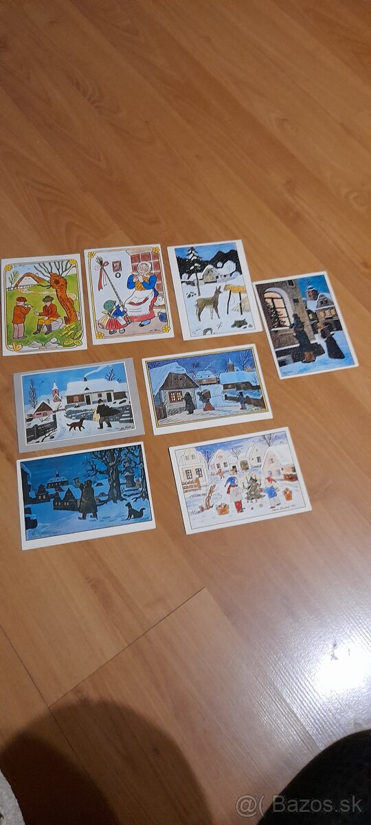 Retro pohľadnice, fotky hercov a spevákov - 10