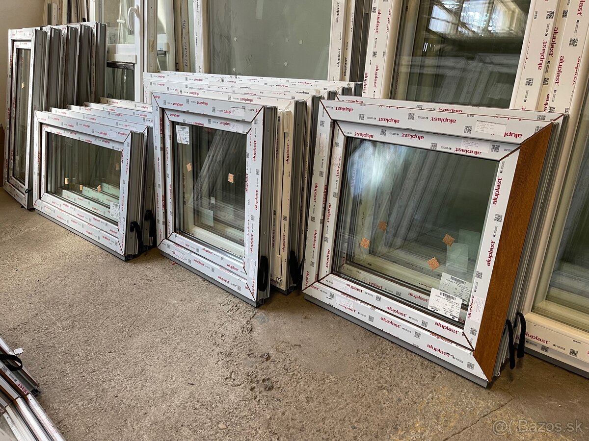Plastové okná zlatý dub/biela, nové - 10