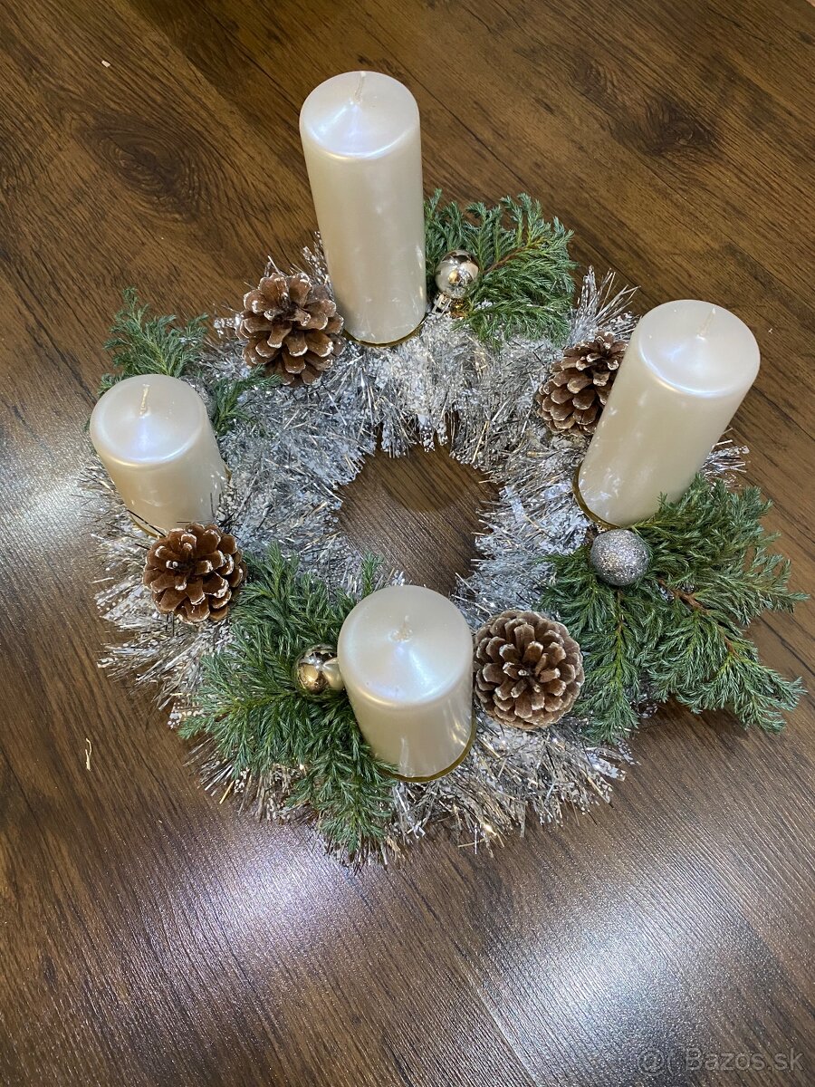 Adventný veniec, veniec na dvere - 10