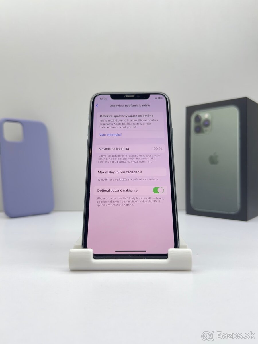 iPhone 11 PRO MIDNIGHT GREEN TOP STAV 100% BATÉRIA - 10