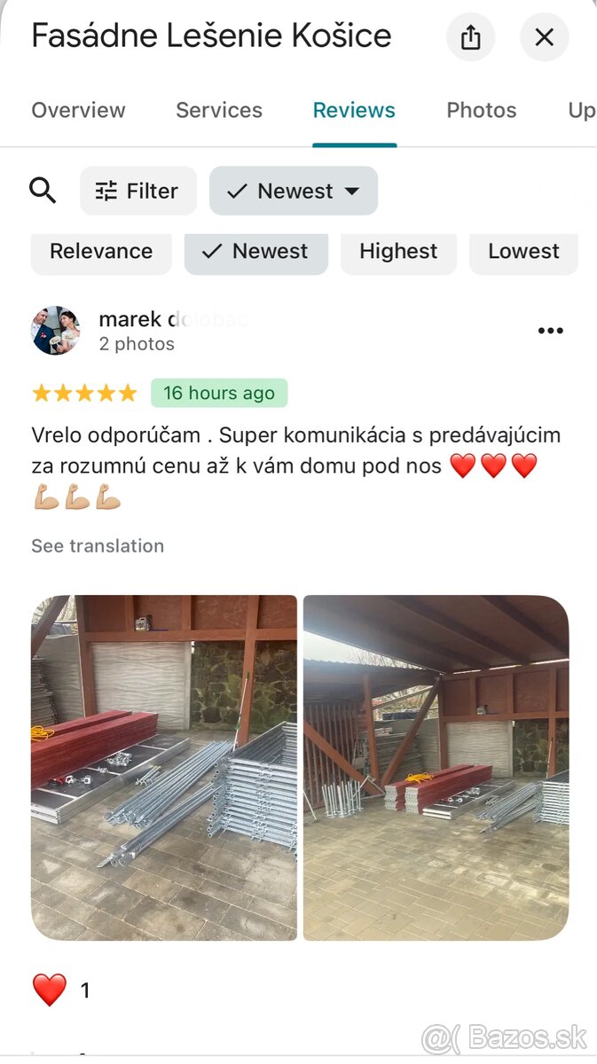 Prenájom lešenia - 10