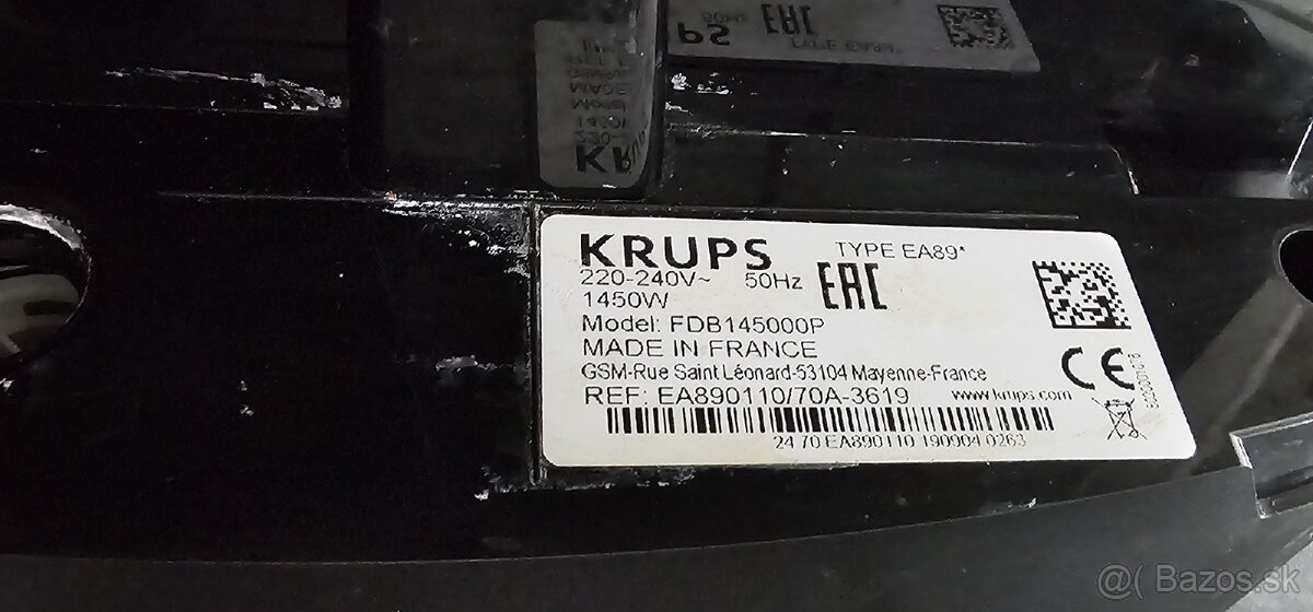 Kávovar Krups EA89 - 10