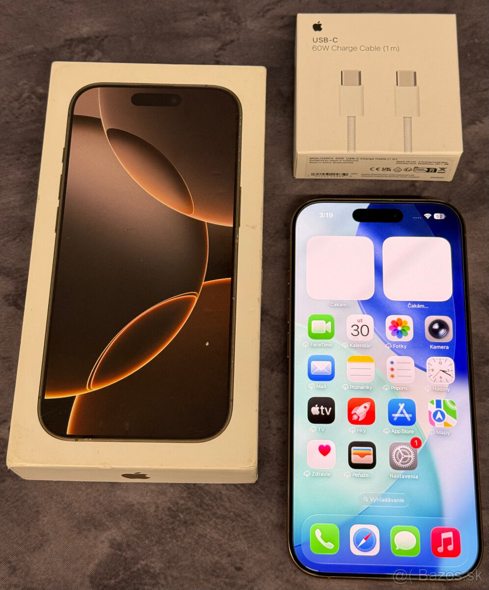 Apple iPhone 16 Pro 128GB Desert Titanium / 91% zdravie - 10