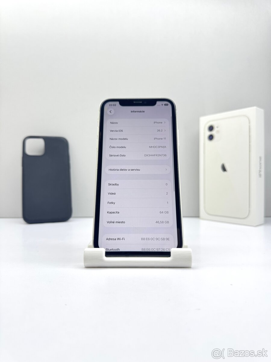 iPhone 11 WHITE TOP STAV 100% BATÉRIA - 10