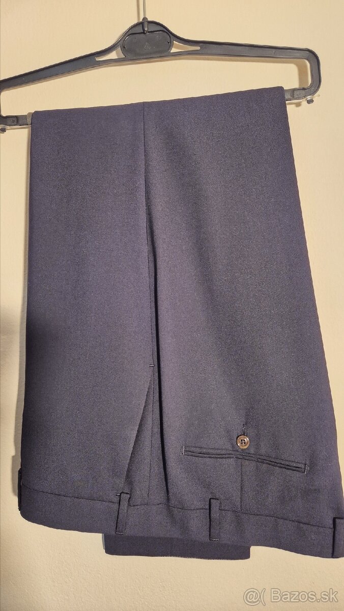 Pánsky oblek OZETA tmavomodrý. veľkosť 56 - NOVÝ, NEPOUŽITÝ - 10