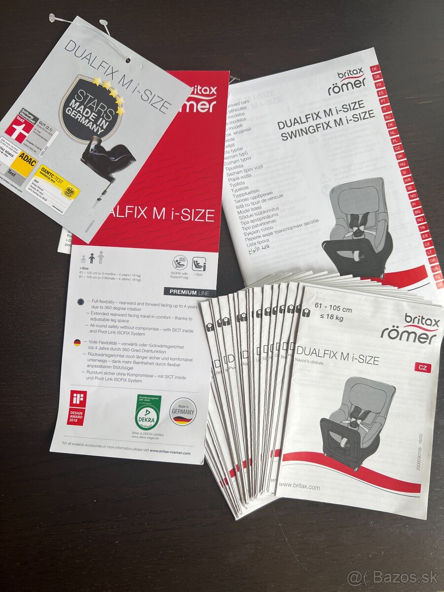 Britax-Römer Dualfix M i-size (vyprate potahy) - 10