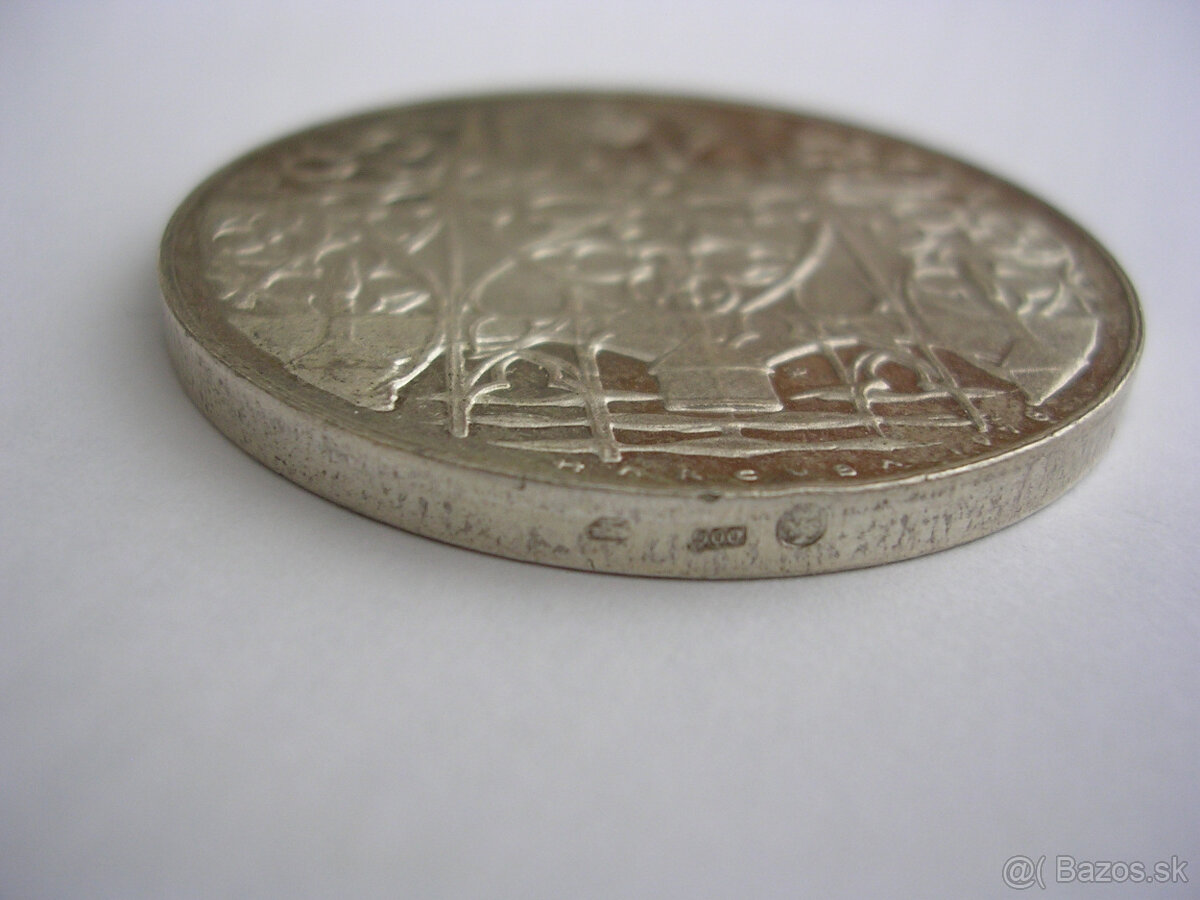 Ag medaila 10 dukát Karel IV. - návrh Jiří HARCUBA 1978 - 10