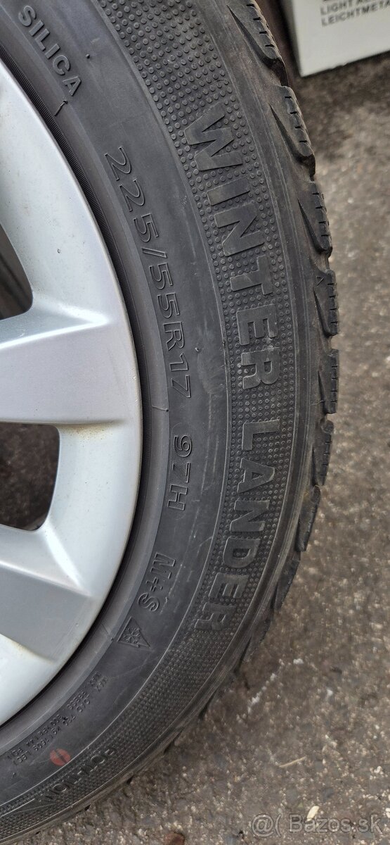 Predám zimný komplet na audi. - 10