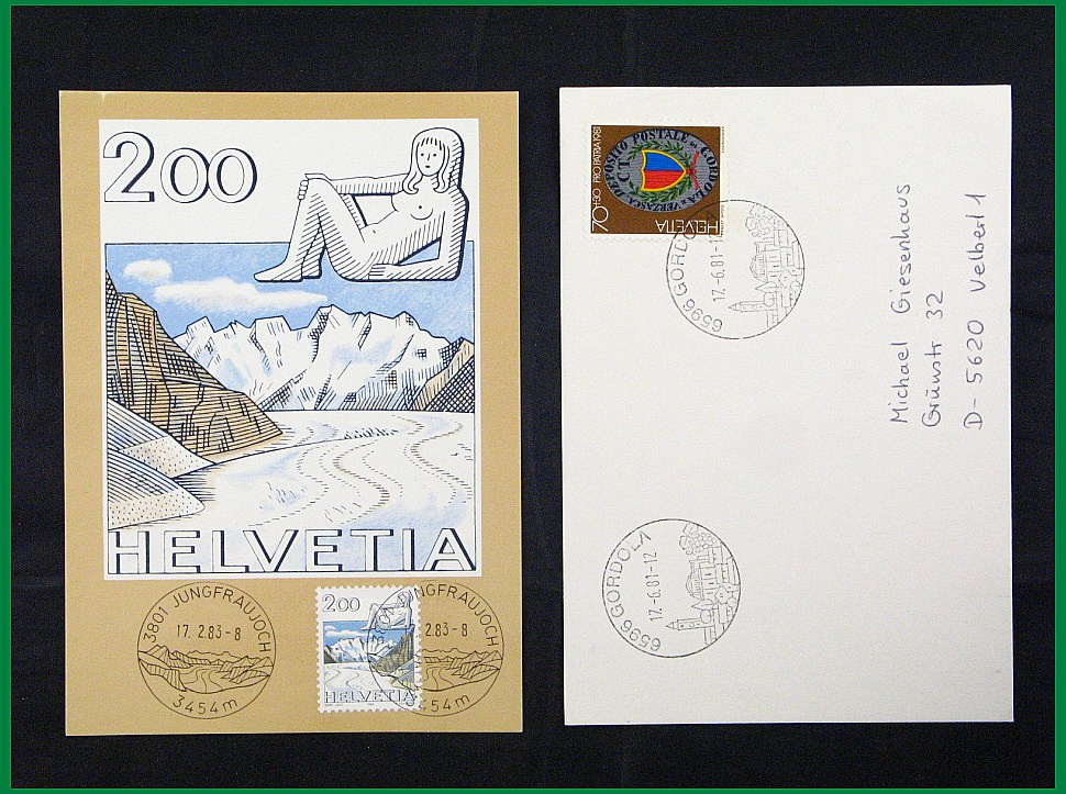 švoajčiarske znamky - 10