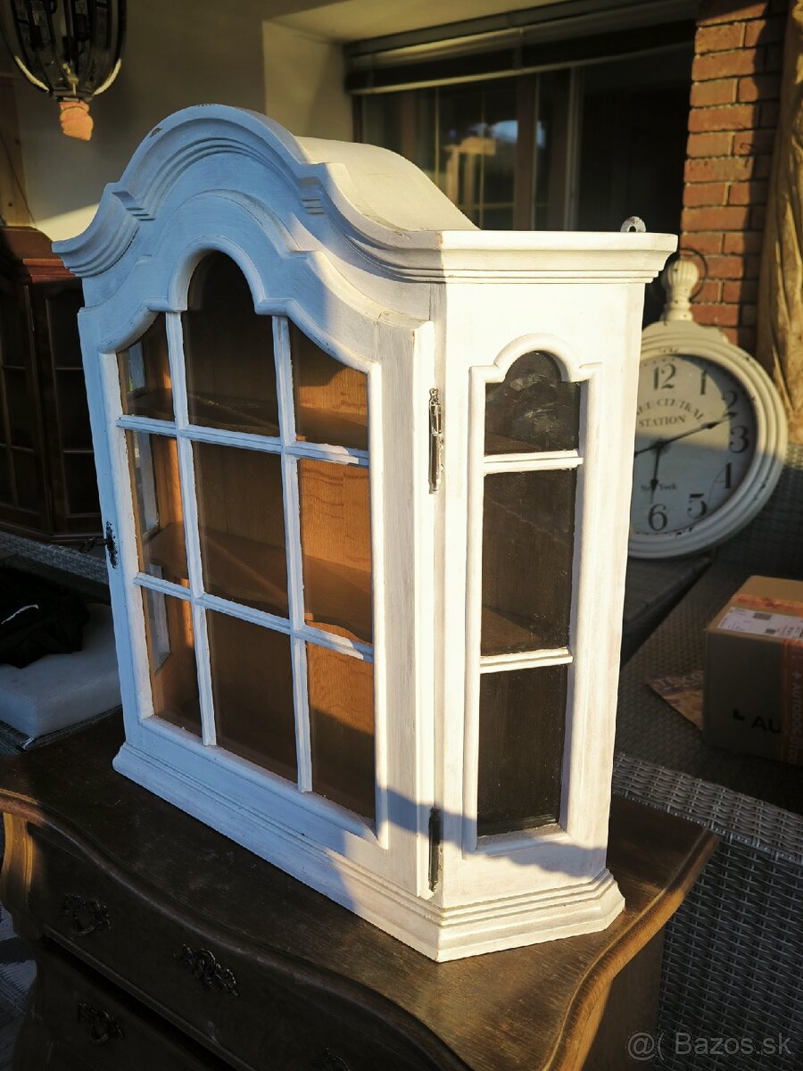 Nástenné vitríny v rustikálnom štýle – 2 ks - 10