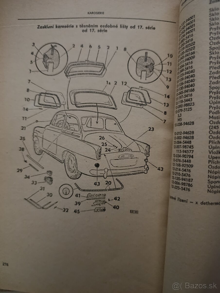 Seznam náhradnich dilu vozu Skoda - 10