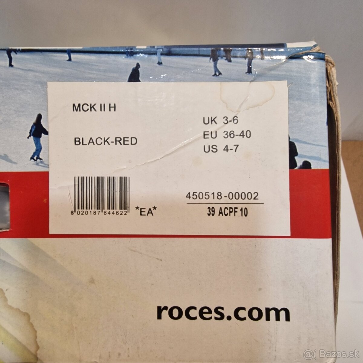 Predám detské nastaviteľné ľadové korčule – Roces (36–40) - 10