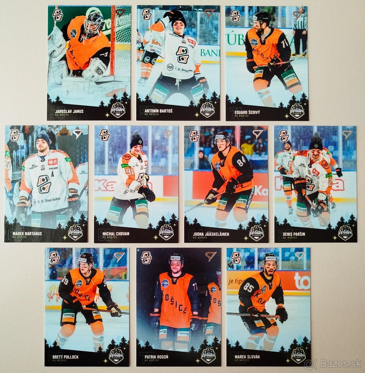 Hokejové kartičky TIPOS EXTRALIGA 2024/2025 - HC KOŠICE - 10