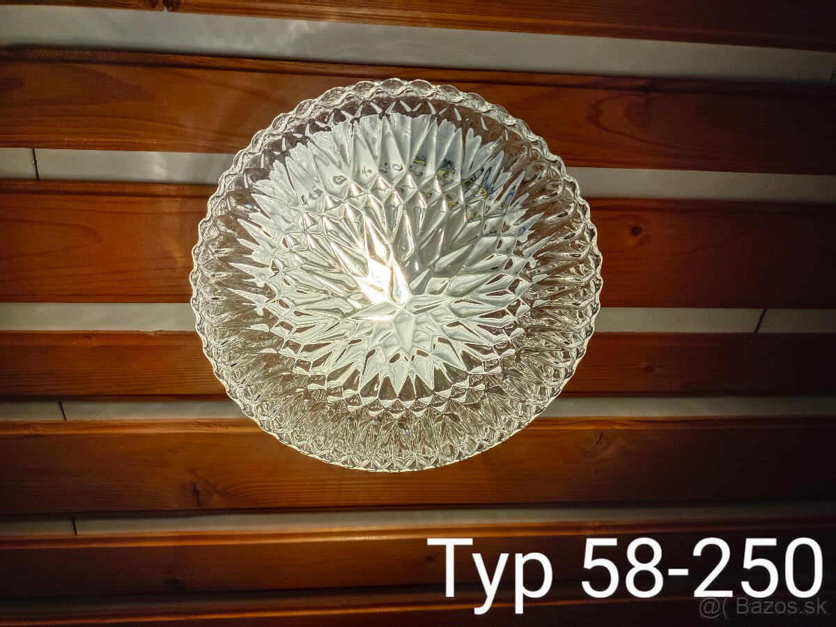 Retro křišťálová svítidla přísazná, na strop i na stěnu, - 10