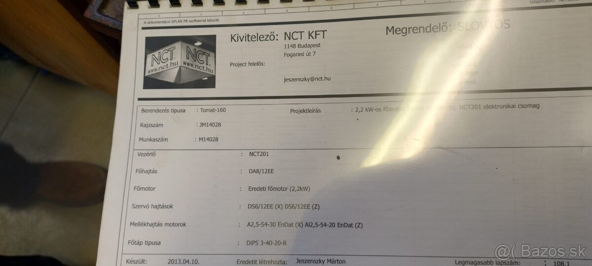 CNC Sustruh SLOVTOS, sustruh na vyrobu prstenov - 10