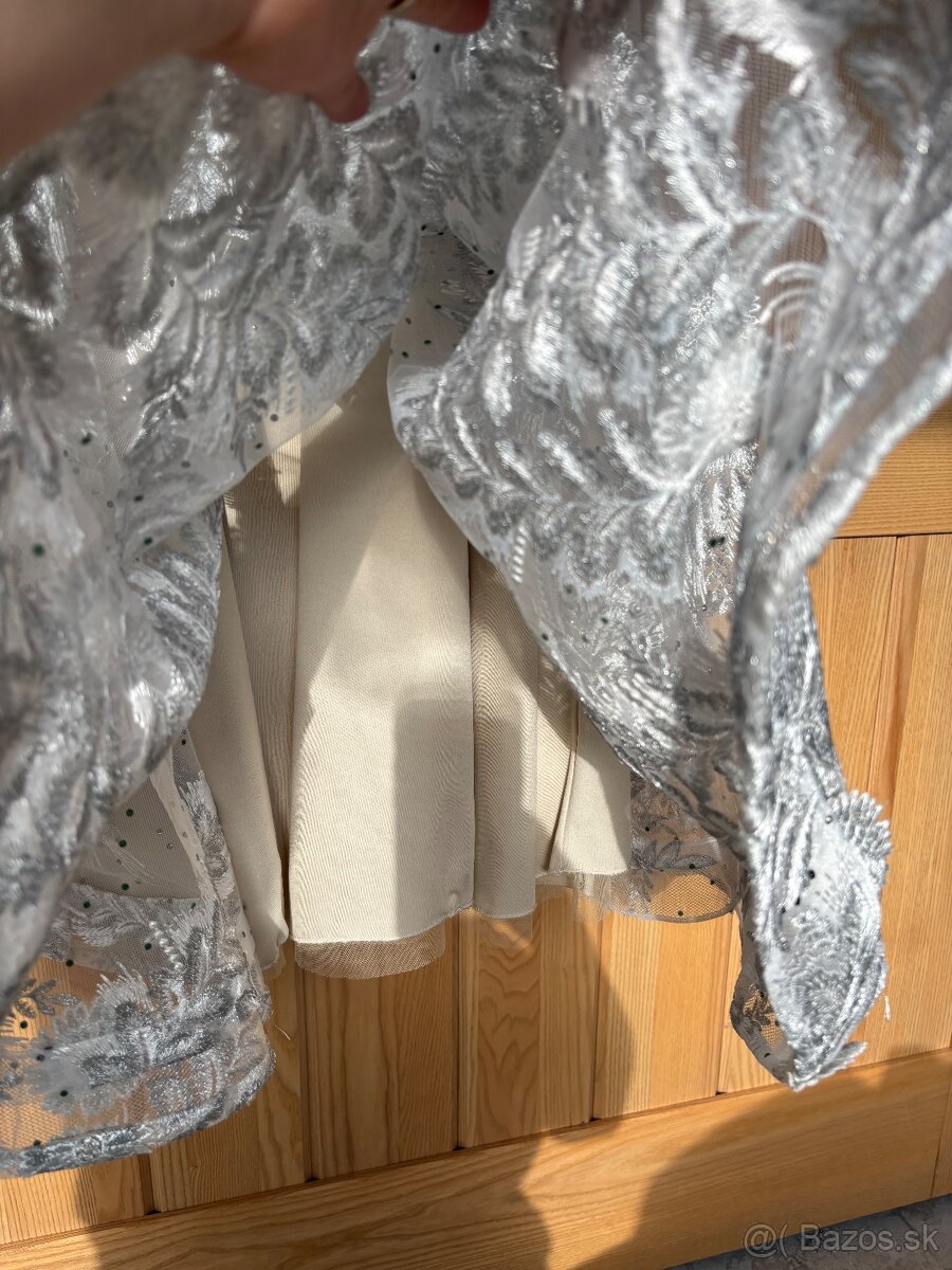 Spoločenské / svadobné šaty 42 - 10