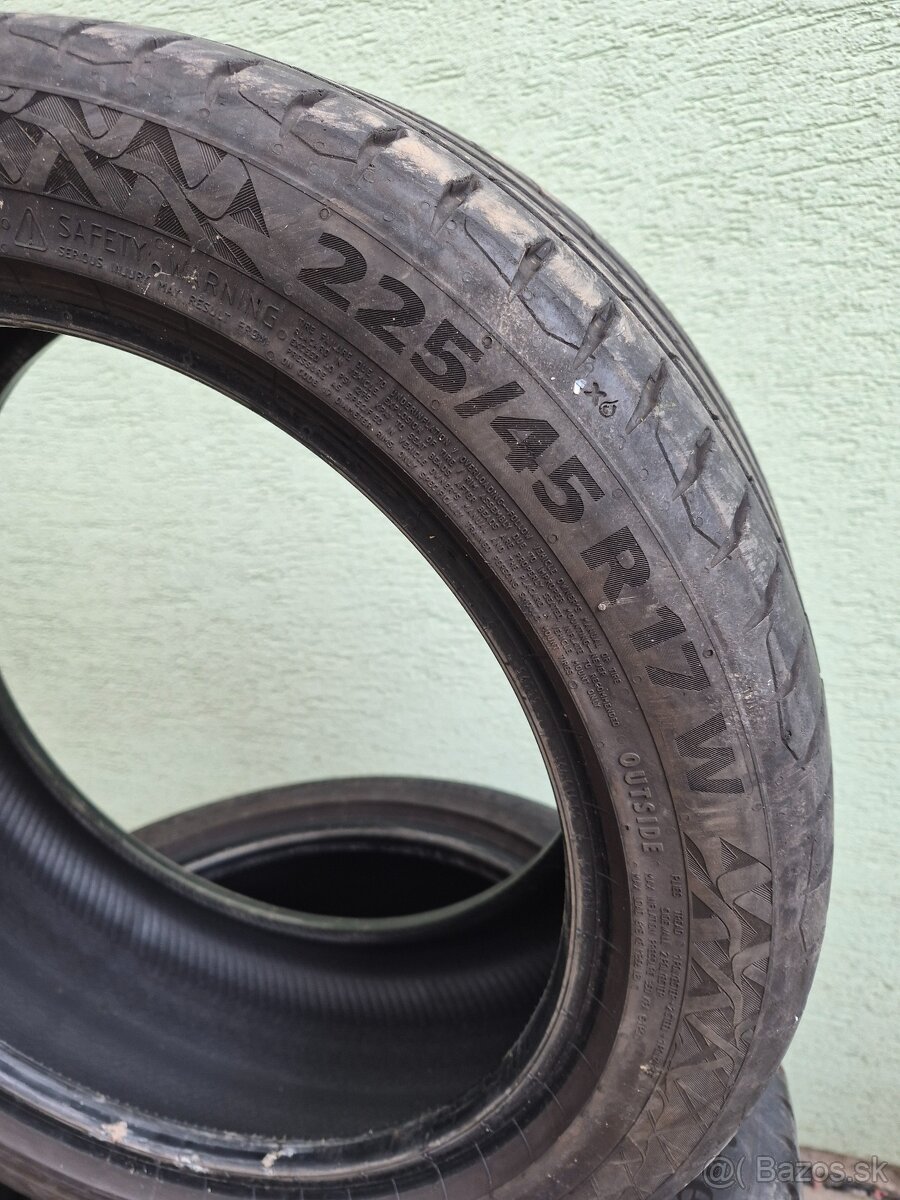Continental 225/45/17 letné - 10