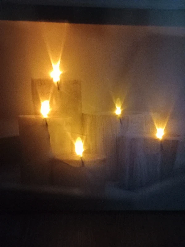 Starší svietiaci led obraz 55x35x2 cm - 10